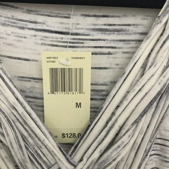 Max Studio Womens Long Dress Maxi V Neck Sleeveless Rayon Blend Size M New - Picture 8 of 12